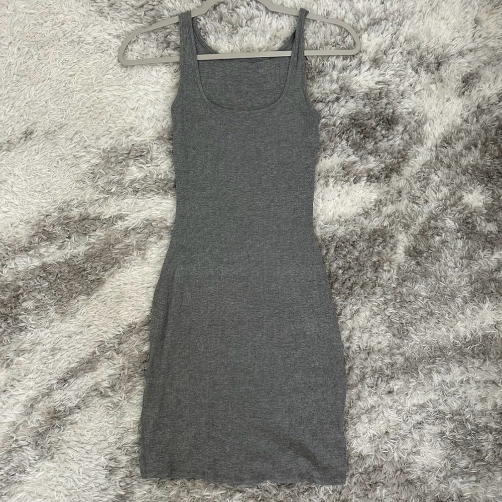 Grey Mini Dress
